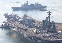 Притисок врз Техеран: Американската ударна група со носачот на авиони „Џорџ Вашингтон“ пристигна на Блискиот Исток, Иран се заканува