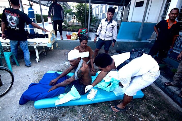 A 7.7 magnitude earthquake hits East Nusa Tenggara province in Indonesia