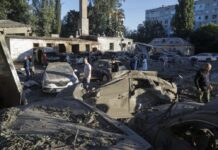 Мапа на киевскиот „армагедон“: Серија руски комбинирани напади врз важни цели во Киев – сѐ е целосно уништено/ФОТО