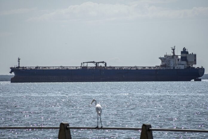 Oil tankers sail off Venezuela