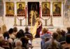 Садикова: Го сакам звукот на харфата во црквата „Св. Софија“