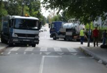 Чистење на атмосферската и фекалната канализација во Бутел