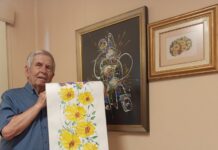 Цветин изработи 35-метарска мироцветна патека