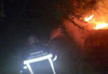 37 пожари за едно деноноќие – три и натаму активни, ноќеска тешка битка со огнот во Крушевица/ВИДЕО