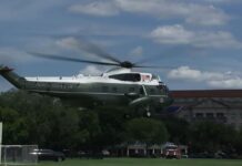 ИНЦИДЕНТ ВО САД: Авион полн со патници се приближил премногу до хеликоптерот на Трамп!/ВИДЕО