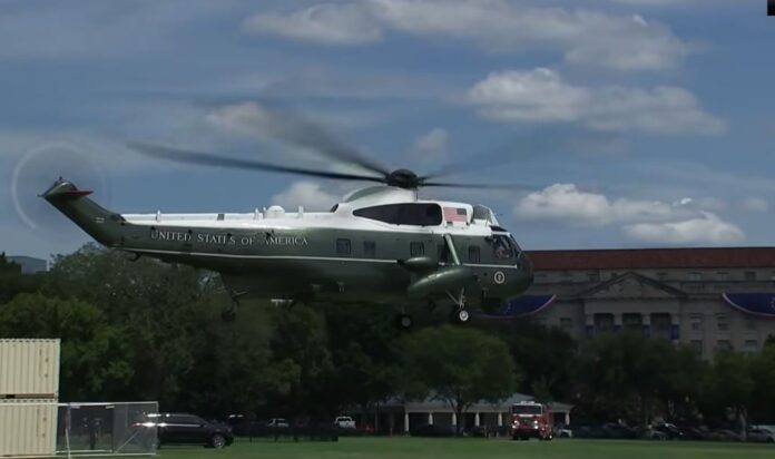 helikopter tramp video screen