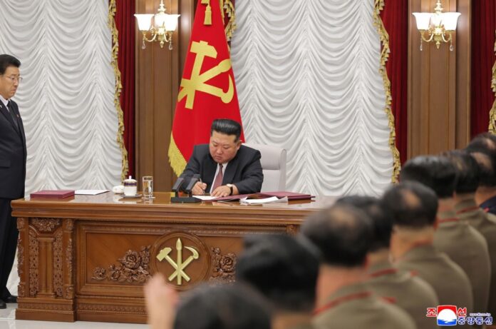 North Korea convenes first enlarged meeting of the ruling party's central military commission