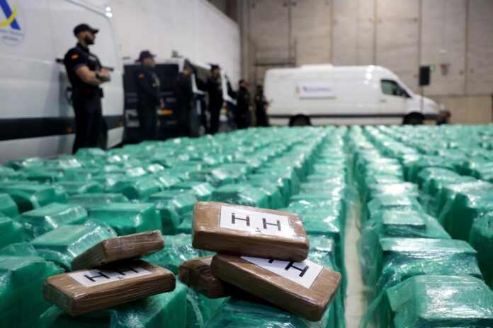 13 tons of cocaine seized by Police in Algeciras