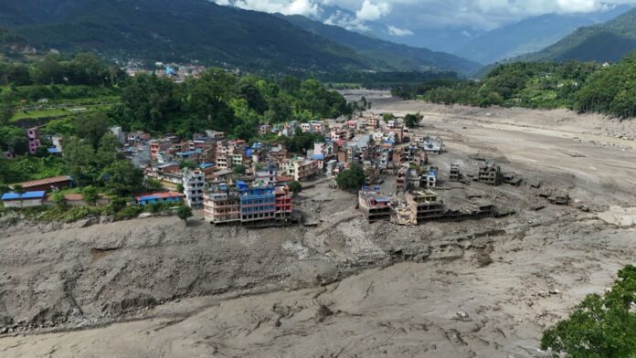 Flash flood causes widespread destruction in northern Nepal