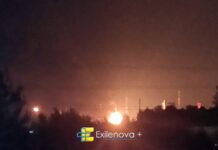 Украинските сили нападнаа клучна рафинерија и воздухопловна база во Русија/видео