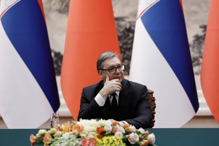Serbian President Aleksandar Vucic visits China