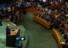 Генерално собрание на ОН: Лани Трамп се фалеше дека воспоставил мир меѓу Израел и Иран, а што ќе каже сега?