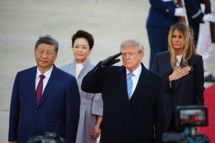 US President Trump meets Chinese President Xi at Joint Base Andrews