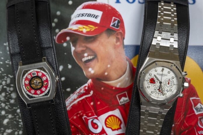 Christie auction preview of Michael Schumacher watches, in Geneva