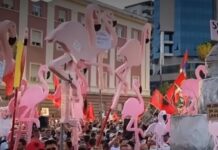 Ескалираа протестите во Албанија: Демонстрантите ја блокираа канцеларијата на Рама, уапсени се 14-мина, тројца се гонат кривично