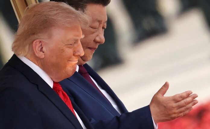 US President Donald Trump visits China