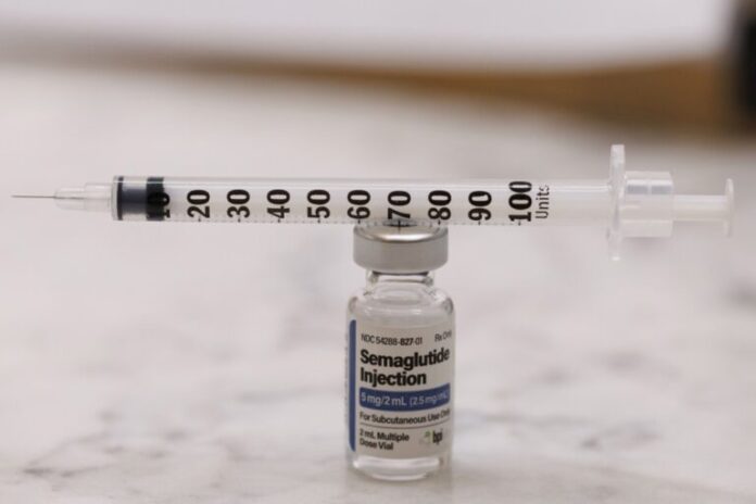 Vial of the drug Semaglutide