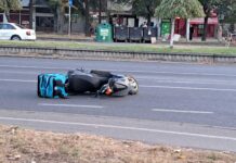 Нова сообраќајка со „Волт“ на Партизанска: Доставувачот со повреди е префрлен во болница