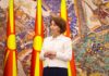 Силјановска Давкова со честитка за македонските граѓани за 8-ми Септември: Нашата визија е стабилна и напредна европска држава