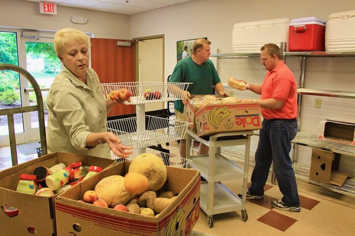 A_food_bank_at_Lee_University_in_Cleveland,_Tennessee