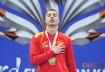 Македонската химна ечеше во Италија во чест на шампионот Белистојаноски (ВИДЕО)