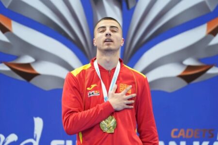 Македонската химна ечеше во Италија во чест на шампионот Белистојаноски (ВИДЕО)