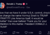 Ормускиот теснец да се преименува во Трампов теснец, предложи претседателот на САД!