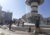 ФОТОВЕСТ: Се светнуваат фонтаната „Воинот на коњ“, Градскиот плоштад и Кејот
