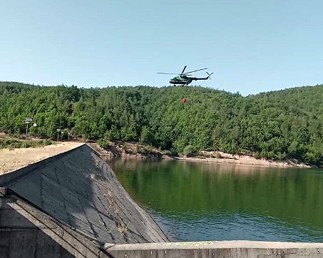 helikopter gasni pozar