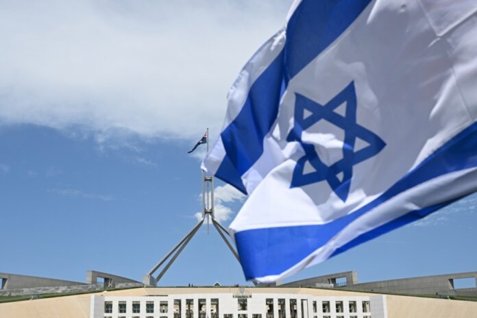 Anti-Iranian regime protest in Canberra