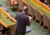 Многумина ја напуштија салата за време на говорот на Нетанјаху: Израелски претставник запишуваше кои делегации ги нема/ВИДЕО
