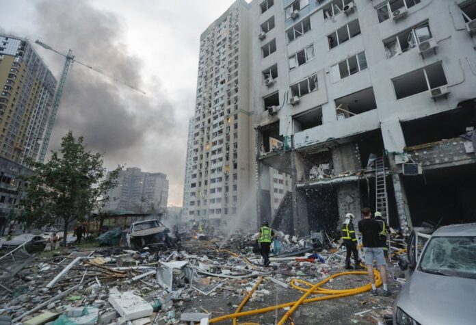 Several killed, dozens injured after large-scale Russian attack on Kyiv