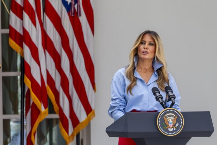 US First Lady Melania Trump announces 'Fostering the Future' initiative in White House