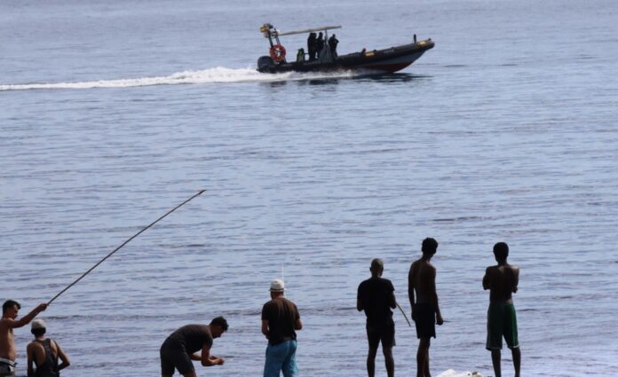 Migrants in Ceuta, Spain