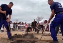 И годинава се одржа натпревар во копање гробови во Унгарија – парична награда за најбрзите/видео