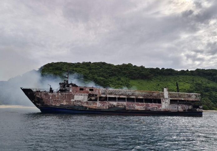Ferry fire off Palawan leaves several dead and dozens missing