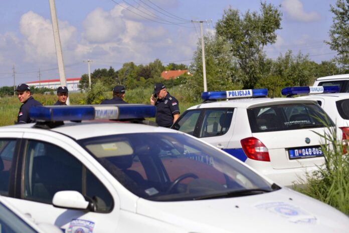 Migrants center at Serbian-Hungarian border