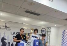 Марко Стојановиќ од училиштето „Братство“ прв на меѓународниот младински турнир во шах, „Lake Queen“