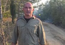 Пожарот во Лакавичкиот регион се движи во насоки кон викендици и планината Серта – во гаснењето се вклучуваат ер трактори и два хеликоптери
