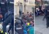 Стампедо во Сеута: Стотици мигранти истрчаа низ улиците, полицијата интервенираше и пукаше во воздух/ВИДЕО