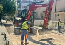 Целосно се санира коловозот на улицата „Фредерик Шопен“