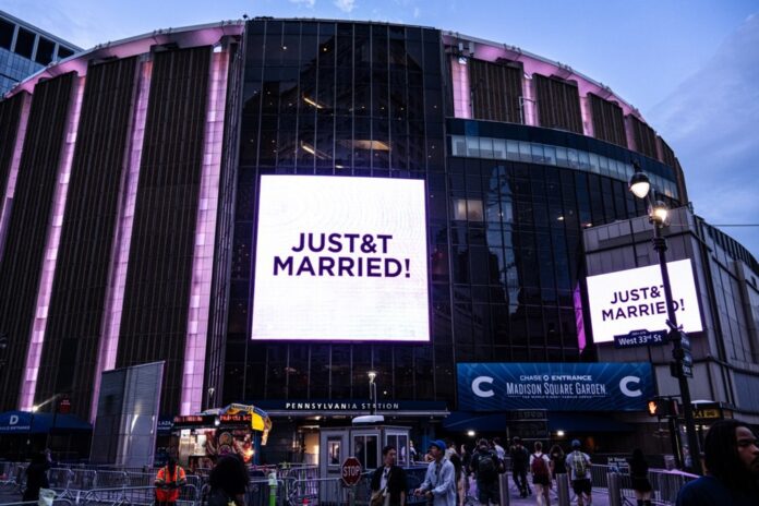 Taylor Swift's wedding at Madison Square Garden in New York