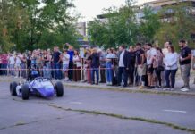 Новиот болид на MES Racing првпат пред јавноста – дело на студенти и млади инженери од Машинскиот факултет/ФОТО