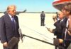 Инцидент со авионот што Трамп го доби од Катар: Активиран е воздушниот тобоган/ВИДЕО