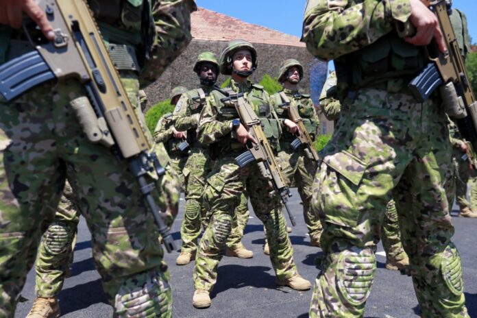 Portuguese Prime Minister Antonio Costa visits a military base in Romania