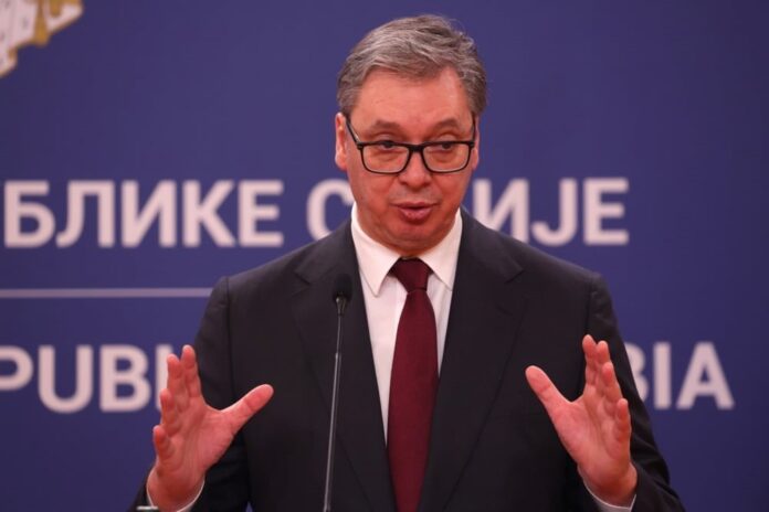 vucic epa april26 EPA ANDREJ CUKIC