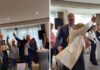 Вучиќ се збогуваше со соработниците во кабинетот со танц и „А сад адио“/ВИДЕО