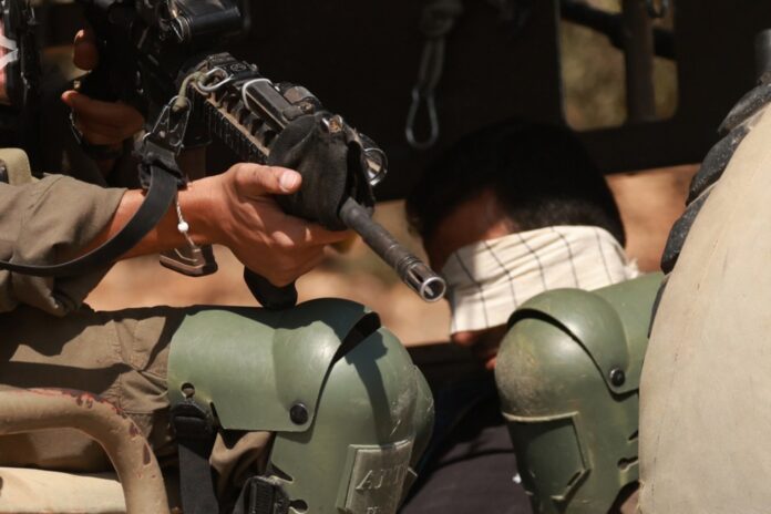 Israeli settlers attack in the village of Osarin, south of Nablus
