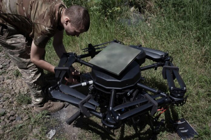 Ukrainian units customize assault drones on the Donbas frontline