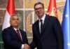 „Приказна за пријатели“: Вучиќ се сретна со Орбан во Белград – „ги изгубивме изборите, но не го изгубивме достоинството“/ВИДЕО